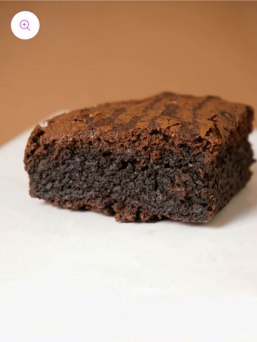 4 Thick Fudge Brownies - Free Delivery!